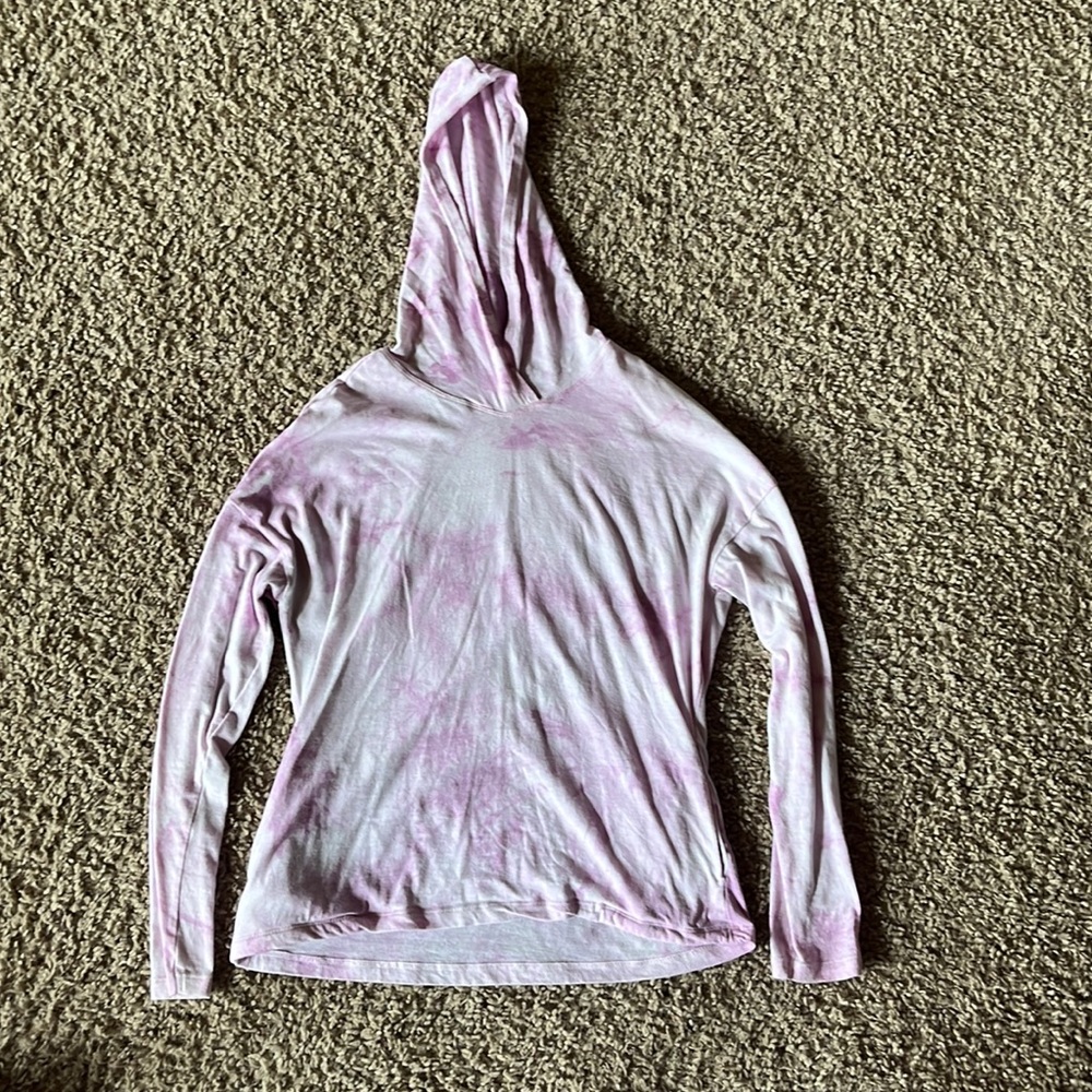 Long sleeve T-shirt with hood
